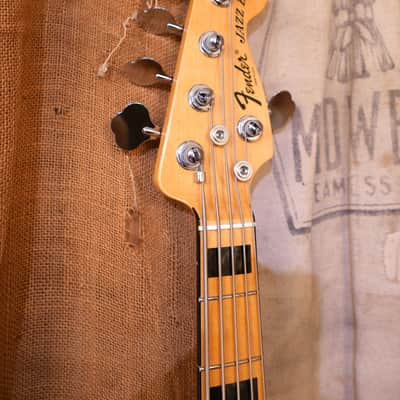 Fender American Elite Jazz Bass V 2015 Natural 5 String image 3