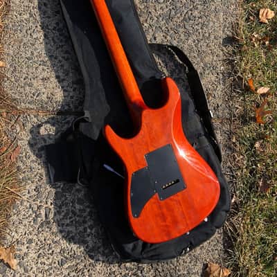 SALE Fender Showmaster Super Strat Stratocaster - set neck - 2004 Sunburst FMT Show Master image 9
