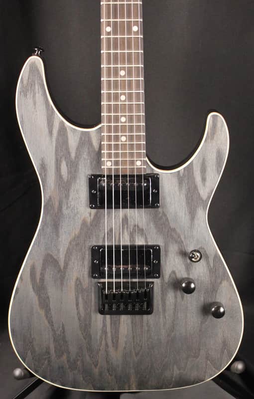 Schecter C-1 Standard Electric Guitar Charcoal Satin image 1