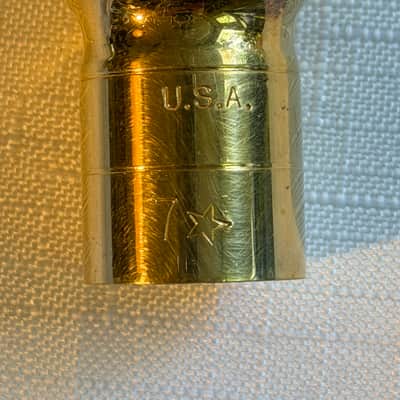 Otto Link "Super Tone Master" Otto Link Super Tone Master Tenor Saxophone 7* Mouthpiece 1960s - 1990s - Gold Bell Metal image 5