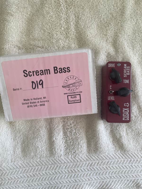Cusack Music Scream Bass 2010s - Black image 1