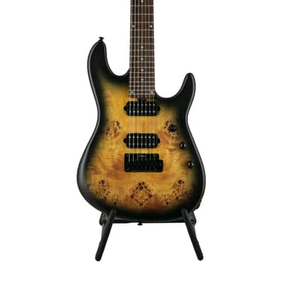 Sterling by Musicman Richardson Cutlass Signature 7-String Gtr, Natural Poplar Burl Burst, SB19884 image 3