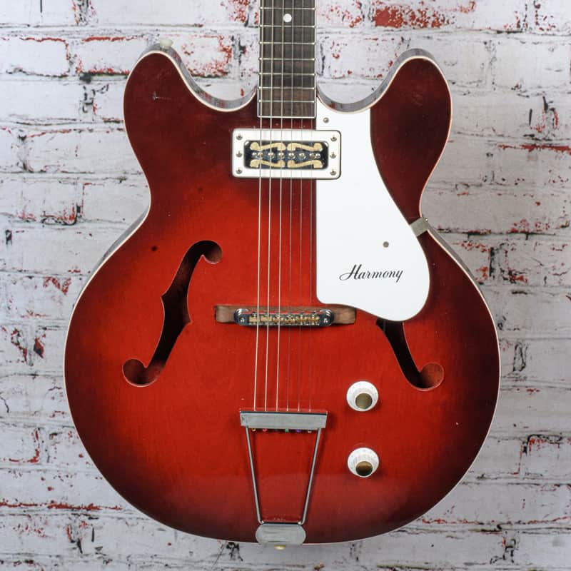 Harmony - 1969 H53/1 Rocket Semi Hollow Electric Guitar - Red Burst - Fully Restored - xH531 - VINTAGE image 1