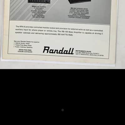 Randall RB 150 1970s image 5