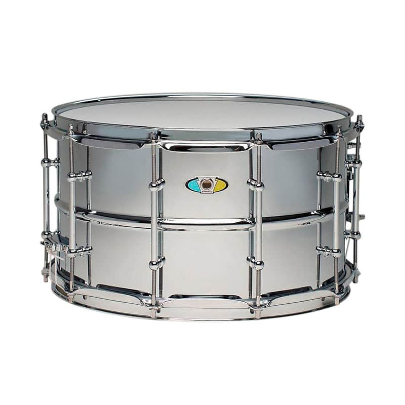 Ludwig LW0814SL Supralite 8x14" Steel Snare Drum image 1