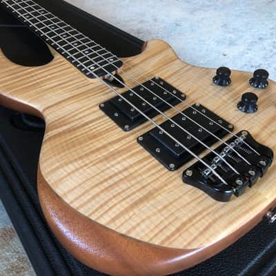 Wal MK2 2012 Flame Maple 4 string bass guitar image 17