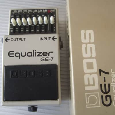 The First Lot May 1981 Boss GE-7 Equalizer w/ Original Box (Black Label)