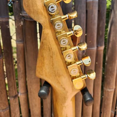Dimarzio Charvel Strat 1981 Black Brass All Dimarzio parts image 6
