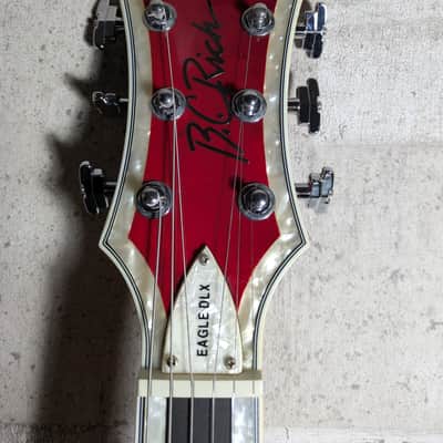 B.C. Rich Eagle DLX 00's Archtop See Thru Red image 6