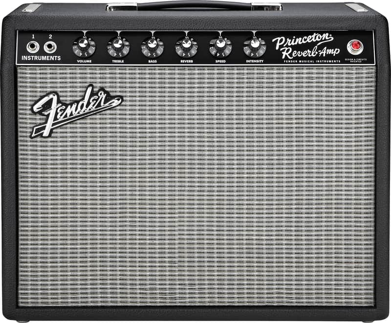 Fender '65 Princeton Reverb Reissue 12-Watt 1x10" Guitar Combo - Black image 1