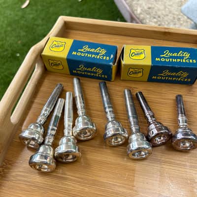 Trumpet mouthpieces Conn 7C and other makers 1970's - silver x 18 pcs image 4