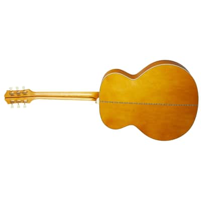 Epiphone Masterbuilt J-200 Acoustic Electric Guitar - Aged Natural Antique Gloss image 5