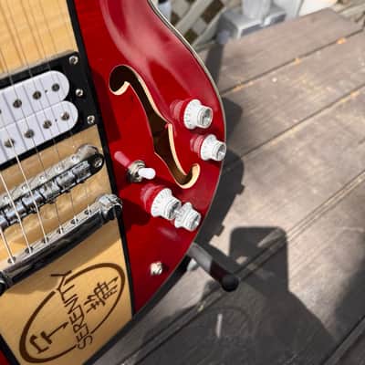 Firefly FF338, $200 David Allen P51 Humbuckers, pro locking tuners image 6