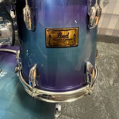 Pearl Masters Custom 5-Piece Drum Set w/ Hardware, Saphire Sunburst image 8