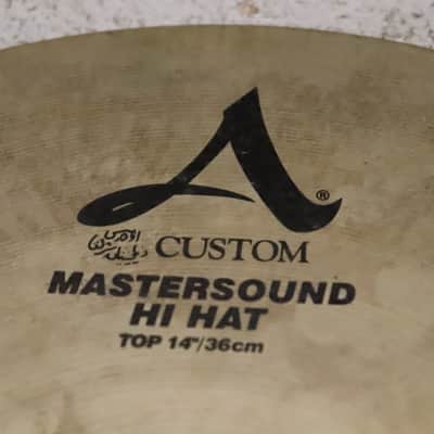 Zildjian 14" A Custom Mastersound Hi Hat Cymbals Pair image 10
