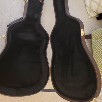 Gibson Acoustic Case (J-45, dreadnought Style) Brown with Black Interior image 5