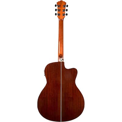 Immagine Washburn AG70CEK Apprentice Spruce/Walnut Acoustic-Electric Guitar W/Case - 4