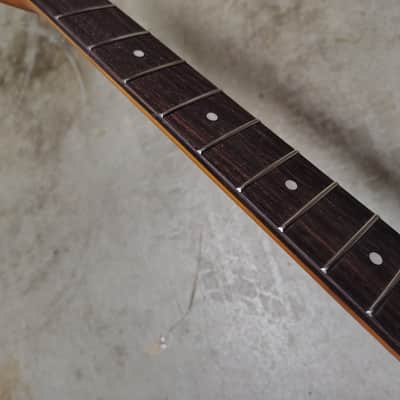 Left Hand Roasted Maple Strat Neck fits fender Stratocaster body 22 frets image 2