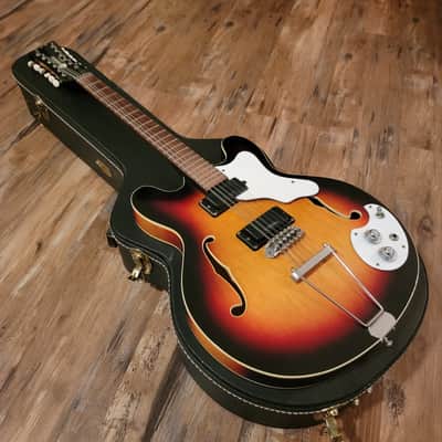 1966 Mosrite Celebrity III 12 String 3-12SB Electric Guitar Sunburst All Original W/HSC image 7