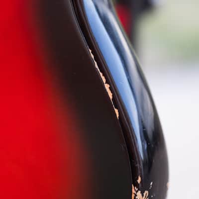 Silvertone 1478 Silhouette - Red Burst image 11