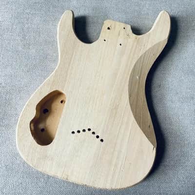 Basswood 7 String Guitar Unfinished Body, String Through image 7