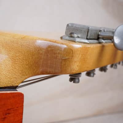 Fender Bullet S-2 1981 Red USA "V" Neck Telecaster Style SS w/ Bag image 11