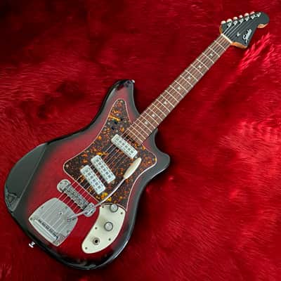 c.1965 Splendor(Hitachi Musical)SG-603 MIJ Vintage Guitar “Redburst” image 2