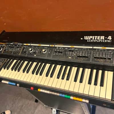 Roland Jupiter 4 49-Key Synthesizer 1978 - 1982 - Black image 4