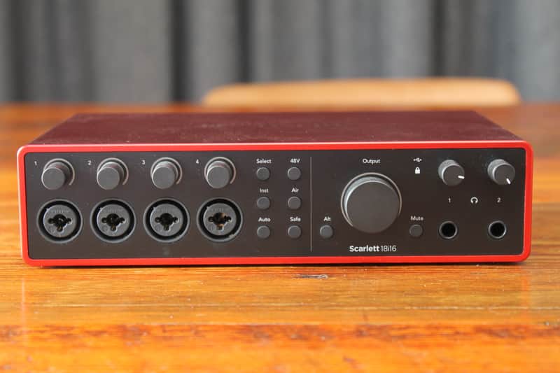 Focusrite Scarlett 18i16 4th Gen USB Audio Interface 2024 - Present - Red Bild 1