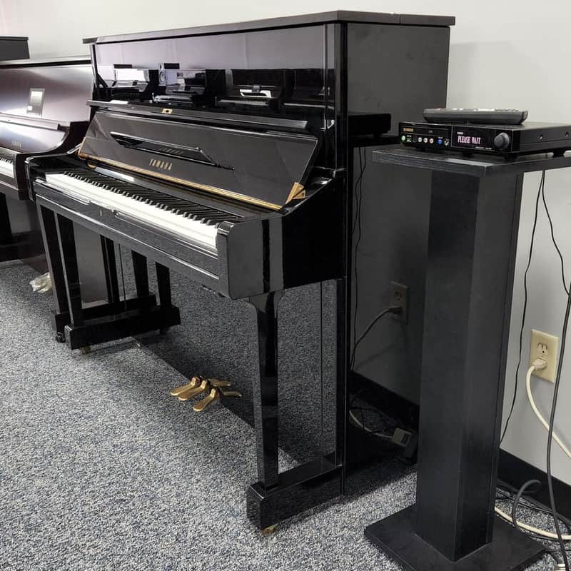 Yamaha MX-1 Disklavier Upright U1 Player Piano Mfg 1999 in Japan Polished Ebony Finish DKC-850 Box image 1
