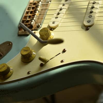 Fender Stratocaster Relic American Nitro Surf Green Custom Shop Fat 50's image 3