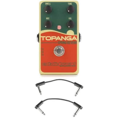 Catalinbread Topanga Spring Reverb Pedal with 3 Patch Cables image 2
