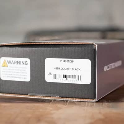 Gibson 498T "Hot Alnico" Pickup - Treble Double Black 4-conductor Potted Alnico V image 9