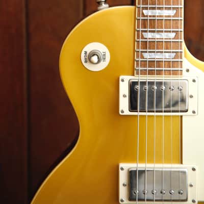 Epiphone Les Paul Standard Goldtop Electric Guitar 2018 Pre-Owned image 5