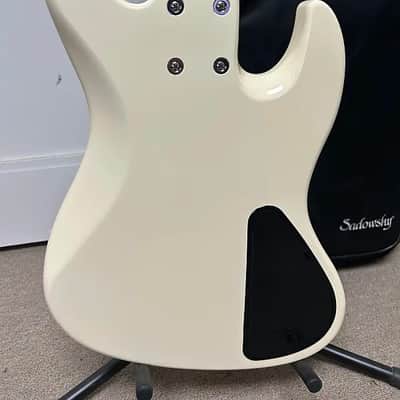 Sadowsky MetroExpress 21 Fret Vintage J/J Bass 5 String Left Handed w/Morado Fretboard - Olympic White image 4