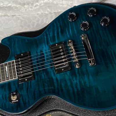 NEW! Gibson Les Paul Custom Peacock Widow - Monster Flame Top! Limited Edition - Weighs in at 8.4 lbs - Authorized Dealer - G07563 image 9