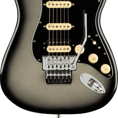 Fender : Ultra Luxe Stratocaster Floyd Rose HSS MN SVB image 1