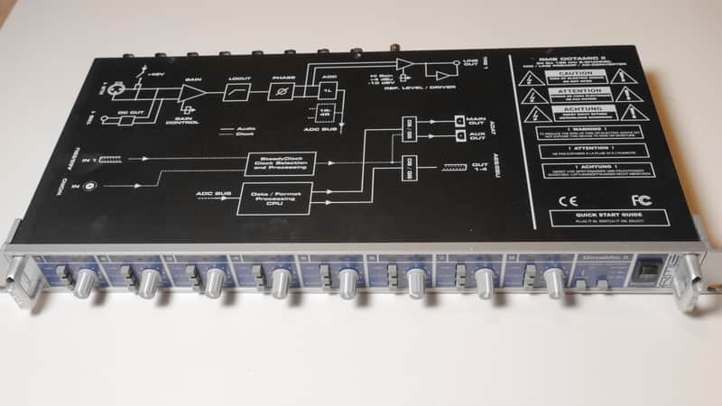 RME OctaMic II 8-Channel Microphone Preamp / A/D Converter 2010s - Blue image 1