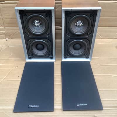 Technics SB 40 vintage Japan made hifi bookshelf stereo speaker system set wood image 3