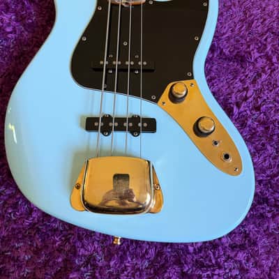 Fender  Custom shop Jazz bass 1989 - Daphne blue image 2