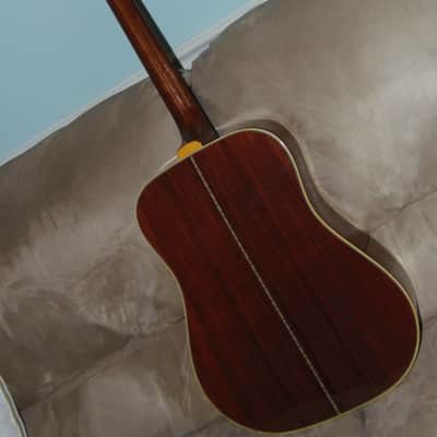 VERY RARE! 1976 Aria Pro II (Guild D50 copy)W/Pick-up*Solid Spruce top-Rosewood B&S*Matsumoku-Japan* image 8