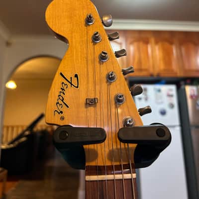 Fender Kurt Cobain Mustang Left-Handed 2012 - 2014 - Fiesta Red image 2
