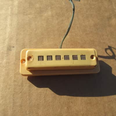 Vintage 1960s Teisco Lafayette Polaris National Guitar Pickup with Ring Nice 5.80K image 1
