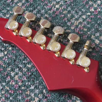 1984 Aria Pro II MIJ ZZ Custom Metallic Red! w/OHSC image 6