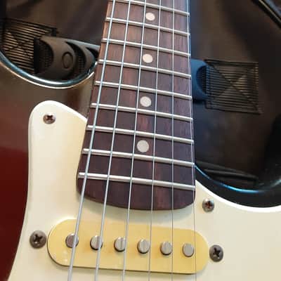 Cort Strat Copy SSS Tremolo 2003 Relic'd Dark Burst w/Bag by Guitars For Vets image 8