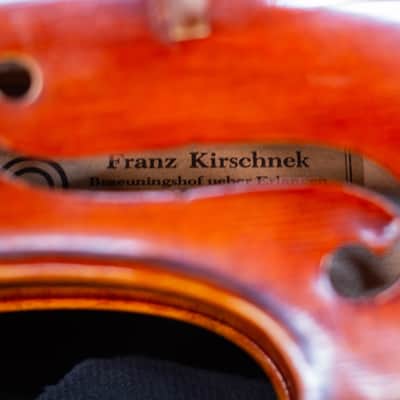 Franz Kirschnek Full Sized Orchestral Violin , W/Soft Sided Hardshell Case, 1996 - USED image 10