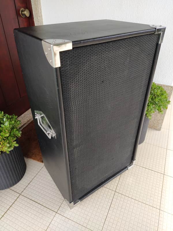 Vintage custom  15" + 18" guitar cabinet loaded with Celestion G18 C + Cerwin Vega 15" speakers image 1