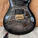 2018 PRS Custom 24 Artist - Charcoal - One Piece Quilt Top - Gold Hardware - TCI HFS/Vintage Bass