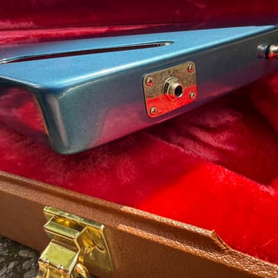 Gibson Explorer - Professional Replay Guitars Pelham Blue Refinish - OHSC image 7