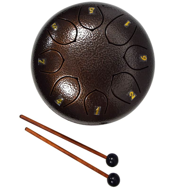 Chord Bronze Steel Tongue Drum 6 inch 8-note TD6-BZ image 1